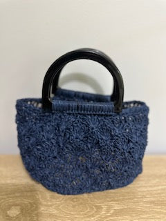 Rattan Yarn Handbag — Handmade Crochet