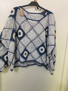 Handmade Granny Square Crochet Top — Any colour of your choice