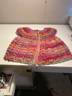 Childrens Cap sleeved Cardigan (baby 0-6momths)