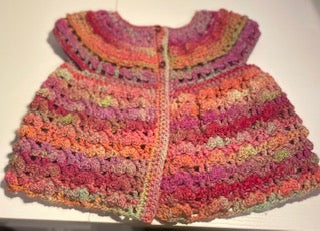Childrens Cap sleeved Cardigan (baby 0-6momths)